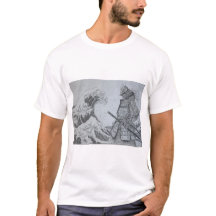 Japanese Samurai&ukiyoe Men's T-shirt