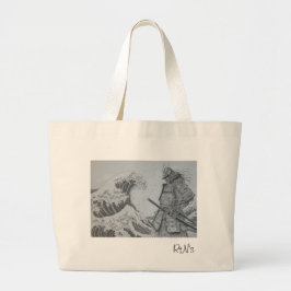 Japanese　Samurai&Ukiyoe tote bag Jumbo Stoffbeutel