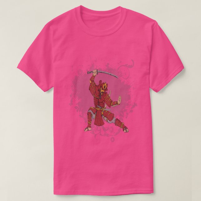 Japanese Samurai Warrior T-Shirt (Design vorne)