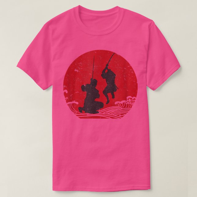 Japanese Samurai Warriors  T-Shirt (Design vorne)