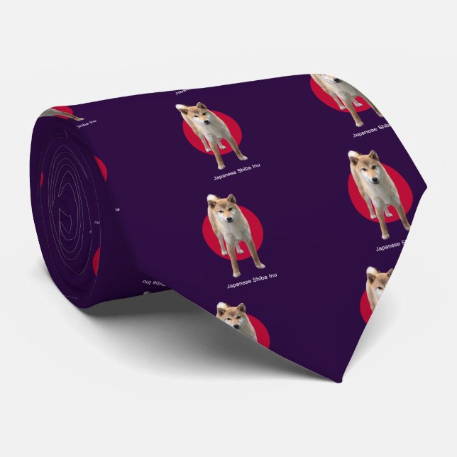 Japanese Shiba Inu Krawatte (Gerollt)
