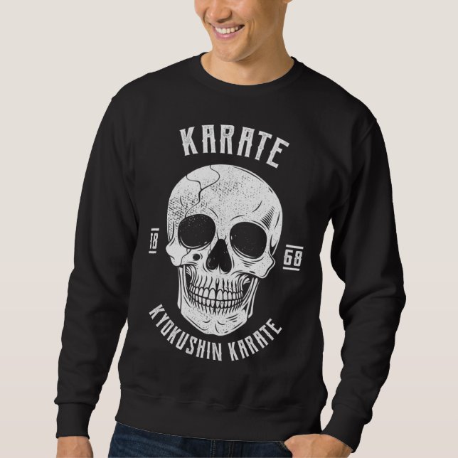 Japanese Skull Karate Sweatshirt (Vorderseite)