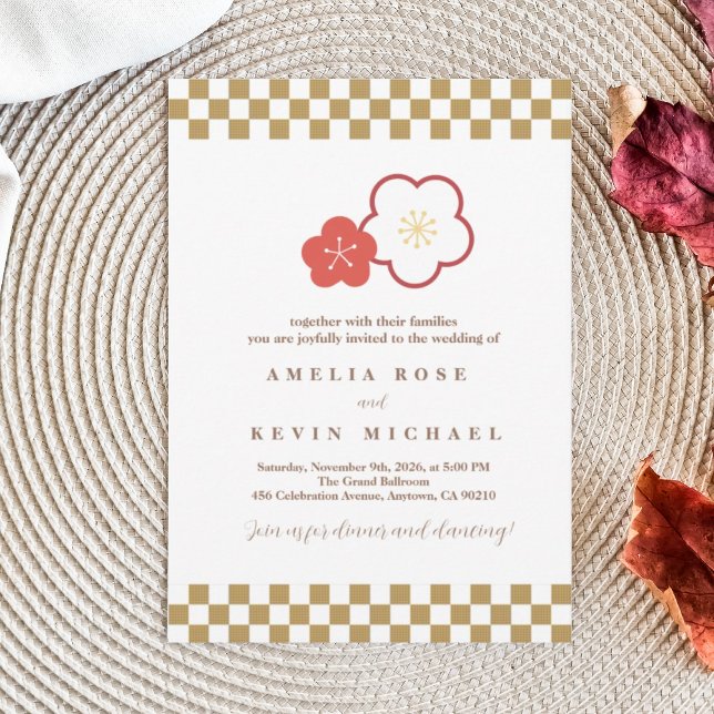 Japanese Touch Bridal Einladung (Von Creator hochgeladen)