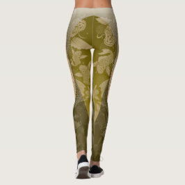 Japanese twin carp1_line3@miyasan leggings