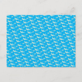 JapaneseOrigami Tsuru Cranes Postkarte