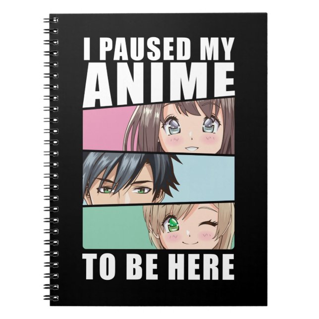 Japanisch Anime Girl Manga Comic Otaku Fan Notizblock (Vorderseite)