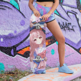 Japanisch Anime Girl Skateboard