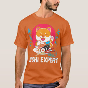 Japanisch Anime Shiba Inu Sushi Kawaii Otaku Dog J T-Shirt