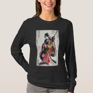 Japanisch Art Print Geisha Ukiyo-e Ästhetik T-Shirt