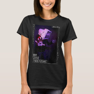 Japanisch Ästhetik Cyberpunk Cyborg Japanisch 90er T-Shirt