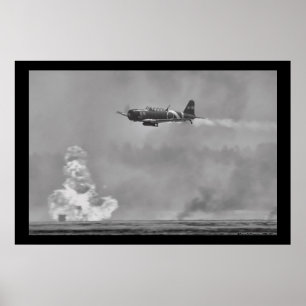 Japanisch B5N Kate Torpedo Bomber Poster