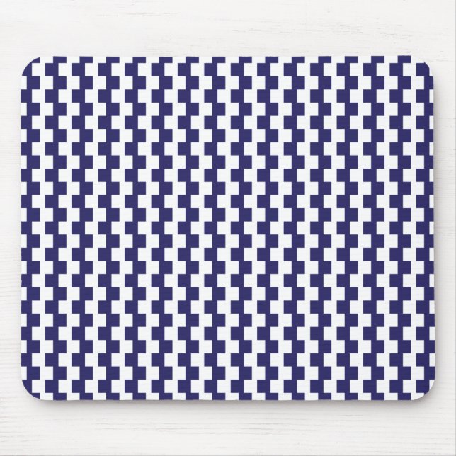 Japanisch Blue Mouse Pad Mousepad (Vorne)