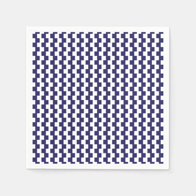 Japanisch Blue Napkins Serviette (Vorderseite)