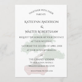 Japanisch Bonsai Tree Wedding Einladung