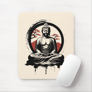 Japanisch Buddha Zen Mousepad