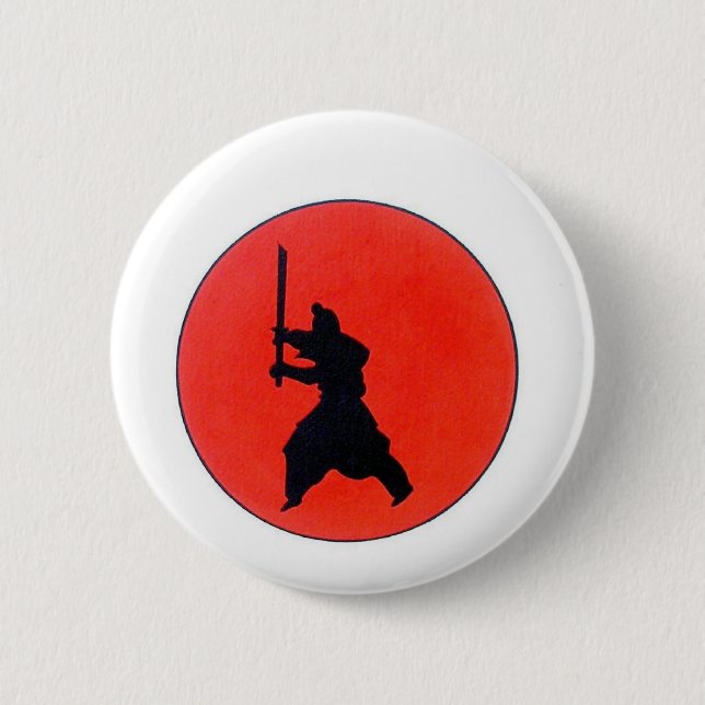 Japanisch Bushido Button (Vorderseite)