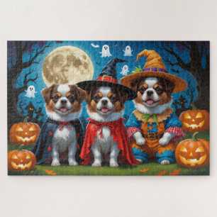 Japanisch Chin Dogs Pumpkin Halloween Funny