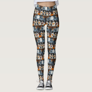 Japanisch Chin Halloween Spooky Leggings
