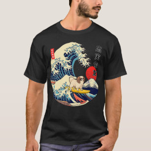 Japanisch Chin Japanisch Kanagawa Wave Surf Loyal  T-Shirt