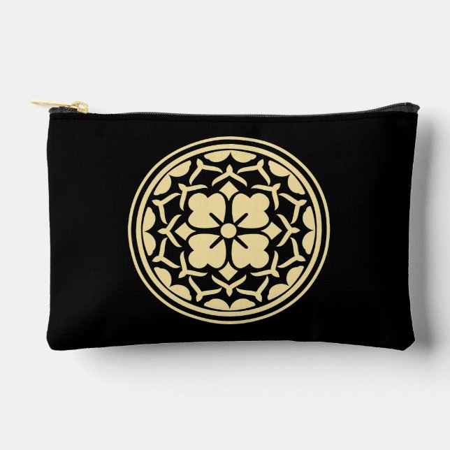 Japanisch Clover Kamon Zubehörtasche (Vorderseite)