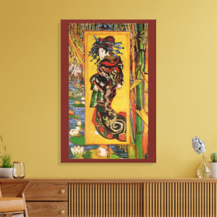 Japanisch Courtesan Oiran von Vincent van Gogh Leinwanddruck