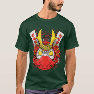 Japanisch Daruma Lucky Charm Samurai T-Shirt