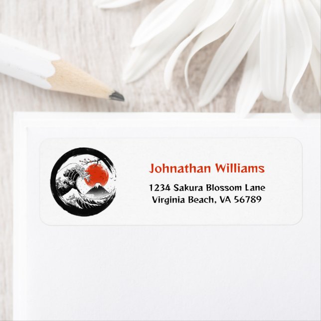 Japanisch Die Große Welle, Fuji, Sakura-Adresse (Insitu)