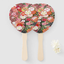 Japanisch Floral Cherry Blossom White Red