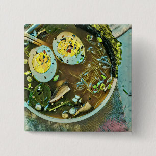 Japanisch Food Liebhaber Button