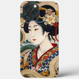 Japanisch Geisha Ukiyo e Art Name Case-Mate iPhone Hülle