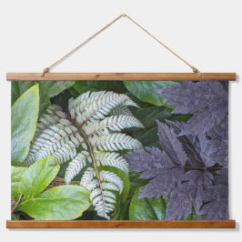 Japanisch gestrichen Fern und schwarz Cohosh Blüte Wandteppich Mit Holzrahmen