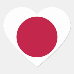 japanisch Herz-Aufkleber