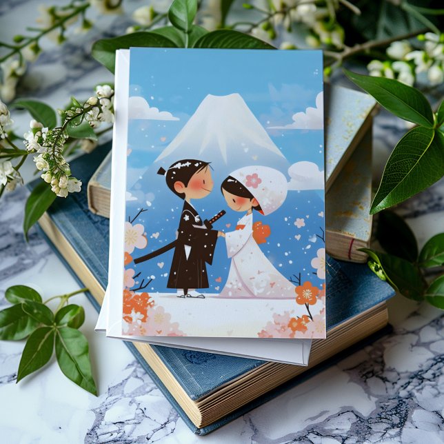 Japanisch Hochzeit Niedlich Einladung (Von Creator hochgeladen)