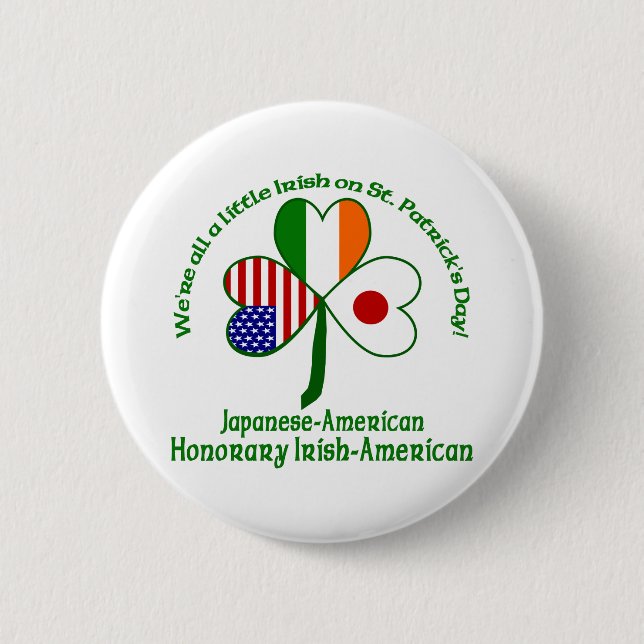 Japanisch Honorar Irisch Button (Vorderseite)