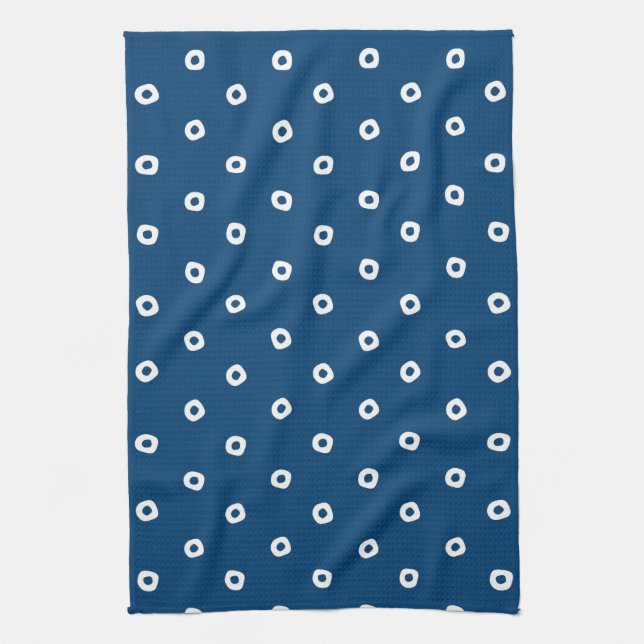 Japanisch Indigo Blue Geschirrtuch (Vertikal)