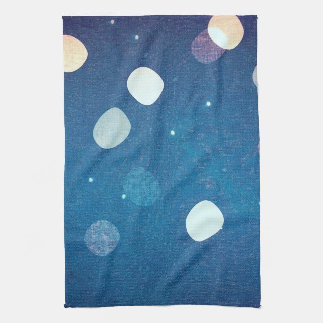 Japanisch Indigo Dye Blue Geschirrtuch (Vertikal)