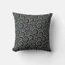 Japanisch inspiriertes Musterindigo und tan Design