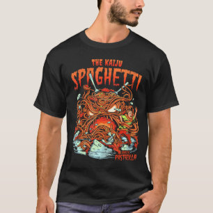 Japanisch Kaiju Spaghetti Monster Anime B Movie Fo T-Shirt
