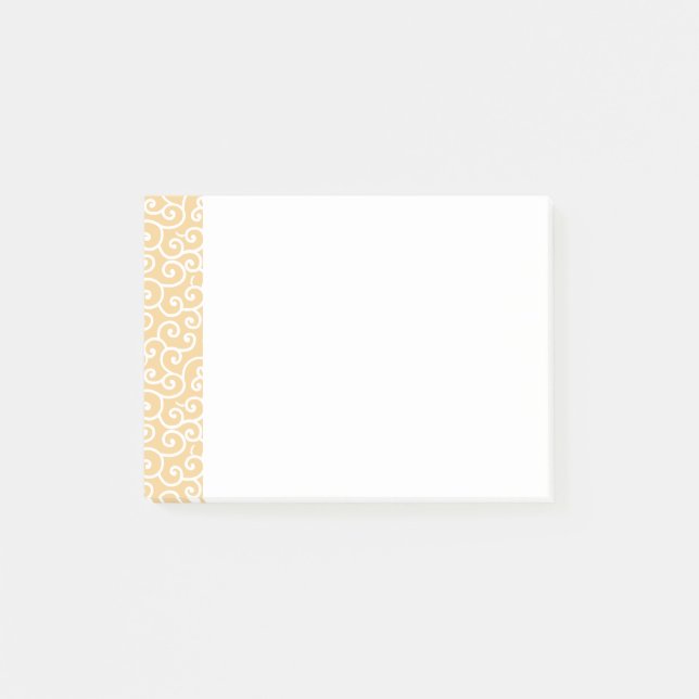 Japanisch Karakusa Pattern Post-it Klebezettel (Vorderseite)
