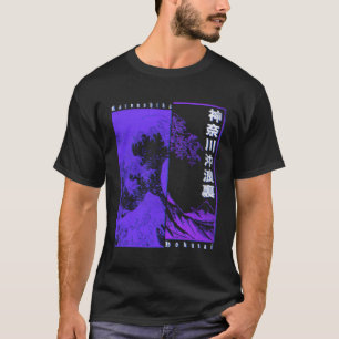 Japanisch Katsushika Hokusai Great Wave Off Kanaga T-Shirt