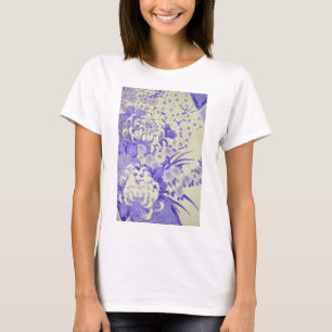 Japanisch KIMONO Textil, Chrysanthemum T-Shirt