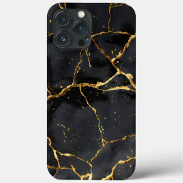 Japanisch Kintsugi Black & Gold Case-Mate iPhone Hülle