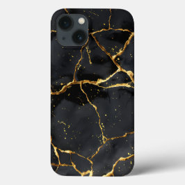 Japanisch Kintsugi Black & Gold Case-Mate iPhone Hülle