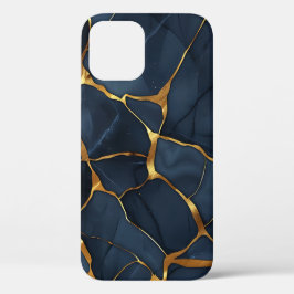 Japanisch Kintsugi Dark Blue Case-Mate iPhone Hülle