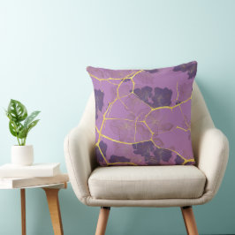 Japanisch Kintsugi. Doppelseitig. Kissen