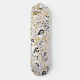 Japanisch Kintsugi. Skateboard