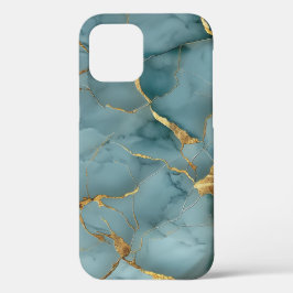 Japanisch Kintsugi Türkis & Gold Case-Mate iPhone Hülle