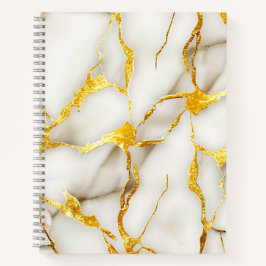 Japanisch Kintsugi White Gold Notizbuch