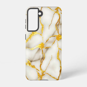 Japanisch Kintsugi White Gold Samsung Galaxy Hülle