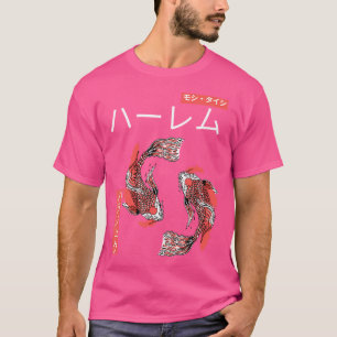 Japanisch Koi Carp Fisch Ästhetische Kunst Nishiki T-Shirt